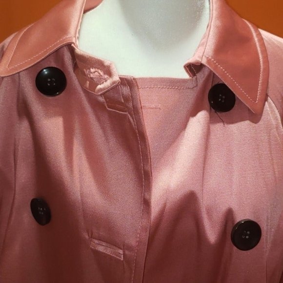 I.N.C. International Concepts pink satin coat - Picture 8 of 11